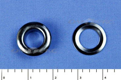 Люверсы металлические, блочка/кольцо, №5 (8 мм) упак.1000 шт- цв.никель - купить в Биробиджане. Цена: 392 руб.