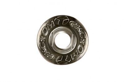 Кнопка металлическая "Альфа" с пружиной, 15 мм (уп. 720+/-20 шт), цвет никель - купить в Биробиджане. Цена: 1 466.73 руб.