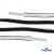 Шнурки #4-27, круглые 130 см, двухцветные (черно/белый) - купить в Биробиджане. Цена: 47.04 руб.