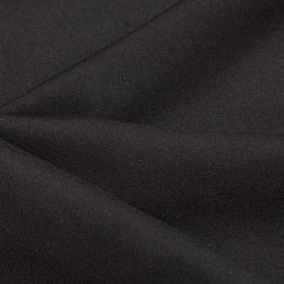 Ткань костюмная 21010 2044, 225 гр/м2, шир.150см, цвет черный - купить в Биробиджане. Цена 390.73 руб.
