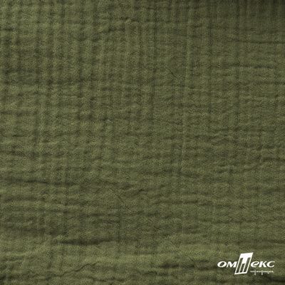 Ткань Муслин, 100% хлопок, 125 гр/м2, шир. 140 см #2307 цв.(99)-св.хаки - купить в Биробиджане. Цена 318.49 руб.