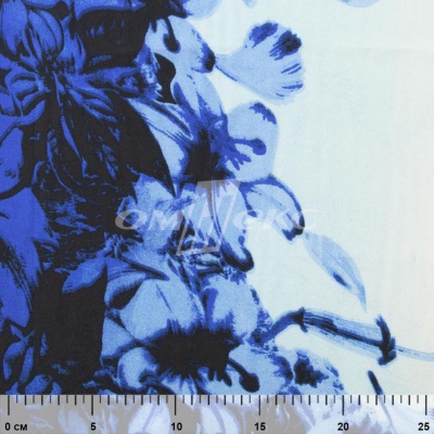 Плательная ткань "Фламенко" 19.1, 80 гр/м2, шир.150 см, принт растительный - купить в Биробиджане. Цена 241.49 руб.