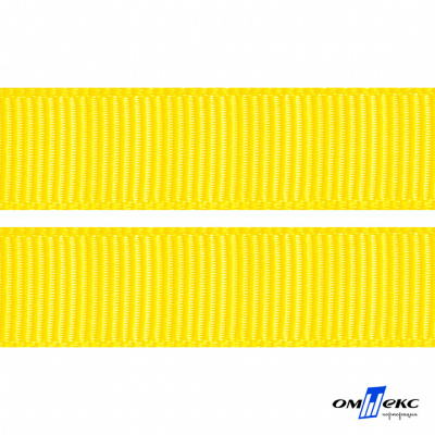Репсовая лента 020, шир. 25 мм/уп. 50+/-1 м, цвет жёлтый - купить в Биробиджане. Цена: 298.75 руб.