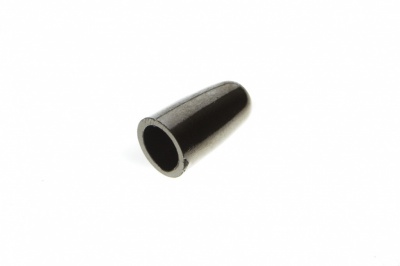 8100-Наконечник пластиковый под металл 15 мм-тем.никель - купить в Биробиджане. Цена: 2.45 руб.