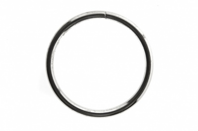 Кольцо металлическое №40 мм, цв.-никель - купить в Биробиджане. Цена: 4.45 руб.