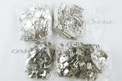 Крючки брючные 4 шипа "Стром" 144 шт. никель - купить в Биробиджане. Цена: 383.97 руб.
