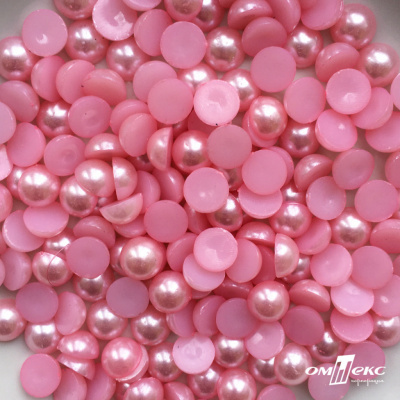 0404-5146В-Полубусины пластиковые круглые "ОмТекс", 10 мм, (уп.50гр=175+/-3шт), цв.101-св.розовый - купить в Биробиджане. Цена: 63.46 руб.