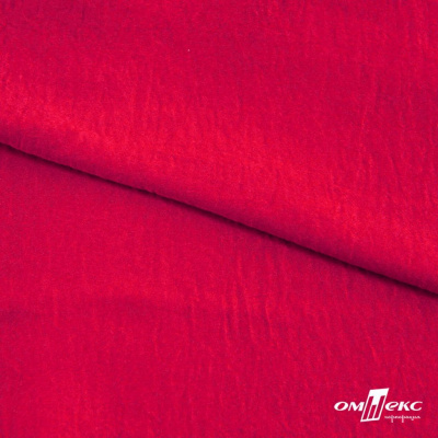 Ткань плательная Муар, 100% полиэстер,165 (+/-5) гр/м2, шир. 150 см, цв. Красный - купить в Биробиджане. Цена 215.65 руб.