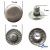 Кнопка металлическая "Альфа" с пружиной, 15 мм (уп. 720+/-20 шт), цвет никель - купить в Биробиджане. Цена: 1 466.73 руб.