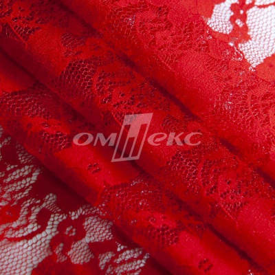 Кружевное полотно стрейч 15A61/RED, 100 гр/м2, шир.150см - купить в Биробиджане. Цена 1 580.95 руб.