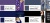 Костюмная ткань "Элис" 18-3921, 200 гр/м2, шир.150см, цвет голубика - купить в Биробиджане. Цена 303.10 руб.