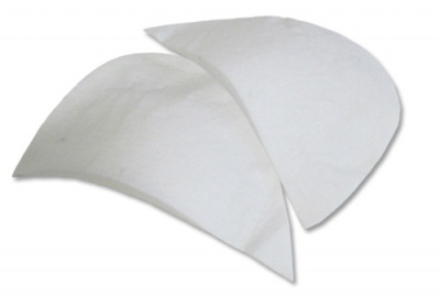 Плечевые накладки И-8 НЦ, составные, цвет белый - купить в Биробиджане. Цена: 47.27 руб.