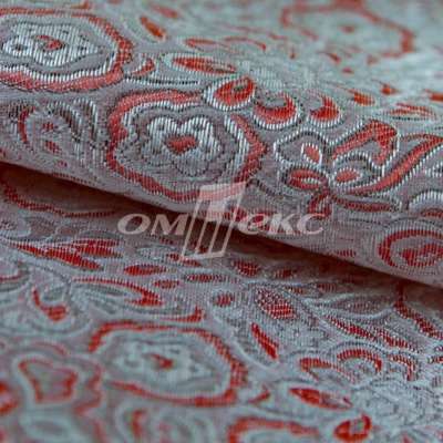 Ткань костюмная жаккард, 135 гр/м2, шир.150см, цвет красный№12 - купить в Биробиджане. Цена 441.92 руб.