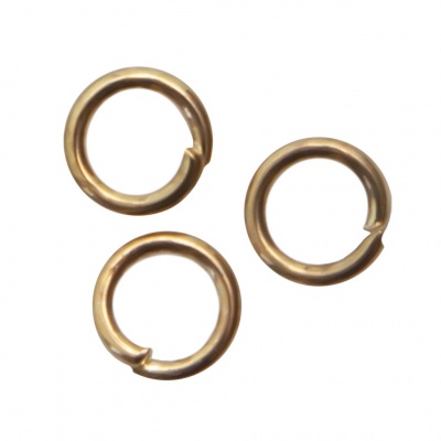 Кольцо  соединительное для бижутерии 4 мм, цв.-золото - купить в Биробиджане. Цена: 0.41 руб.