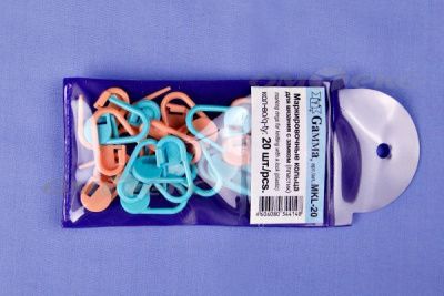 Кольцо маркировочное пластик МКL-12, 30 мм для вязания (12 шт) - купить в Биробиджане. Цена: 119.89 руб.