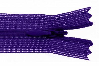 Молния потайная Т3 866, 20 см, капрон, цвет фиолетовый - купить в Биробиджане. Цена: 5.27 руб.