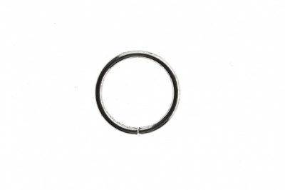 Кольцо металлическое d-15 мм, цв.-никель - купить в Биробиджане. Цена: 2.45 руб.