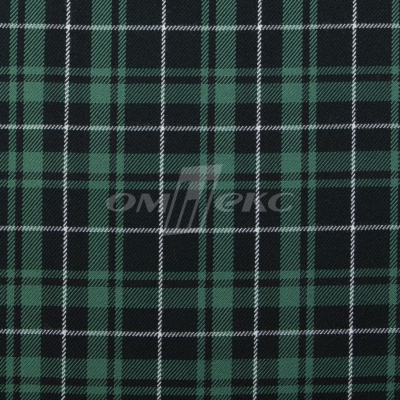 Ткань костюмная Клетка 25577, т.зеленый/зеленый./ч/бел, 230 г/м2, шир.150 см - купить в Биробиджане. Цена 539.74 руб.