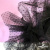 Евро-фатин горох, 100% полиэфир, 15 г/м2, 150 см. 16-167/черный - купить в Биробиджане. Цена 241.13 руб.