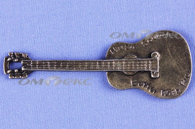 Декоративный элемент для творчества из металла "Гитара"  - купить в Биробиджане. Цена: 19.99 руб.