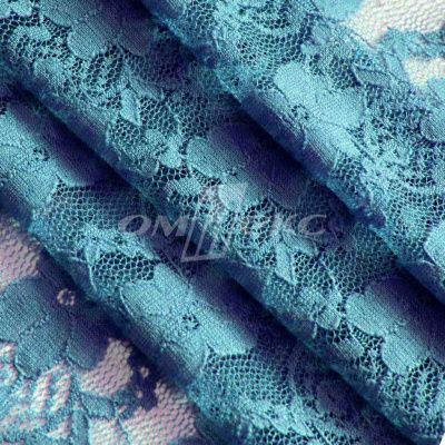 Кружевное полотно стрейч 15A61/BLUE, 100 гр/м2, шир.150см - купить в Биробиджане. Цена 1 581 руб.