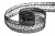 Тесьма кружевная 0621-1669, шир. 20 мм/уп. 20+/-1 м, цвет 080-чёрный - купить в Биробиджане. Цена: 673.91 руб.
