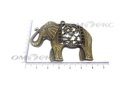Декоративный элемент для творчества из металла "Слон"  - купить в Биробиджане. Цена: 26.93 руб.