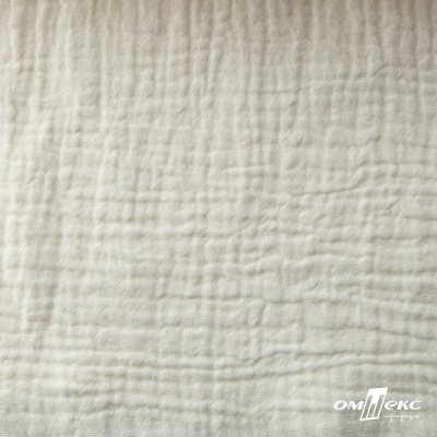 Ткань Муслин, 100% хлопок, 125 гр/м2, шир. 135 см (16) цв.молочно белый - купить в Биробиджане. Цена 337.25 руб.