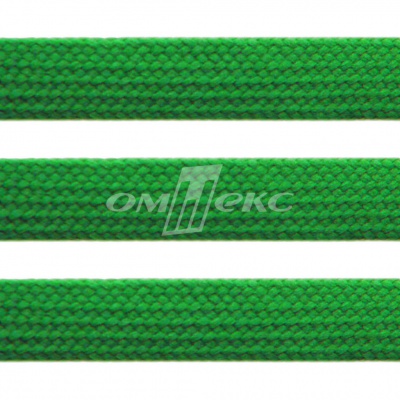 Шнур 15мм плоский (100+/-1м) №16 зеленый - купить в Биробиджане. Цена: 10.32 руб.