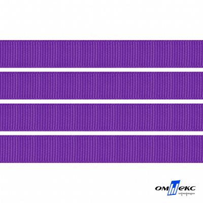 Репсовая лента 015, шир. 6 мм/уп. 50+/-1 м, цвет фиолет - купить в Биробиджане. Цена: 87.54 руб.