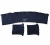 Манжеты и подвяз (комплект) КРК-4285 цв. 078-синий - купить в Биробиджане. Цена: 532.81 руб.