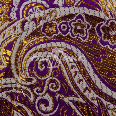 Ткань костюмная жаккард №9, 140 гр/м2, шир.150см, цвет фиолет - купить в Биробиджане. Цена 387.20 руб.