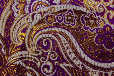 Ткань костюмная жаккард №9, 140 гр/м2, шир.150см, цвет фиолет - купить в Биробиджане. Цена 387.20 руб.