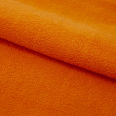Флис DTY 16-1358, 250 г/м2, шир. 150 см, цвет оранжевый - купить в Биробиджане. Цена 640.46 руб.