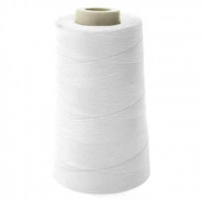 Нитки швейные 40/2 В2, нам. 4 000 м, цвет белый - купить в Биробиджане. Цена: 108.36 руб.