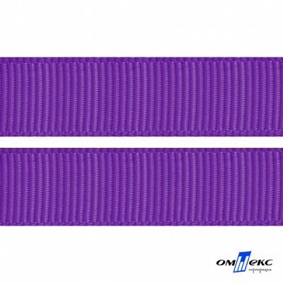 Репсовая лента 015, шир. 25 мм/уп. 50+/-1 м, цвет фиолет - купить в Биробиджане. Цена: 298.75 руб.