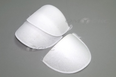 Плечевые накладки ОВ-10, обшитые, цвет белый - купить в Биробиджане. Цена: 16.83 руб.