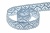 Тесьма кружевная 0621-1346А, шир. 13 мм/уп. 20+/-1 м, цвет 132-голубой - купить в Биробиджане. Цена: 569.26 руб.