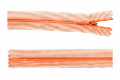 Молния потайная Т3 849, 50 см, капрон, цвет оранжевый - купить в Биробиджане. Цена: 8.87 руб.