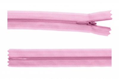 Молния потайная Т3 513, 50 см, капрон, цвет св.розовый - купить в Биробиджане. Цена: 8.62 руб.