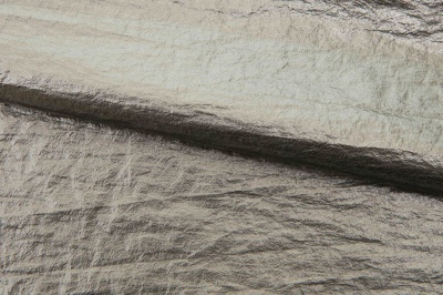 Текстильный материал "Диско"#1805 с покрытием РЕТ, 40гр/м2, 100% полиэстер, цв.6-тем.серебро - купить в Биробиджане. Цена 412.36 руб.