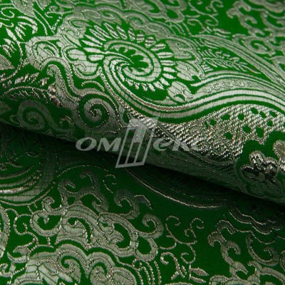 Ткань костюмная жаккард №4, 140 гр/м2, шир.150см, цвет зелёный - купить в Биробиджане. Цена 383.29 руб.