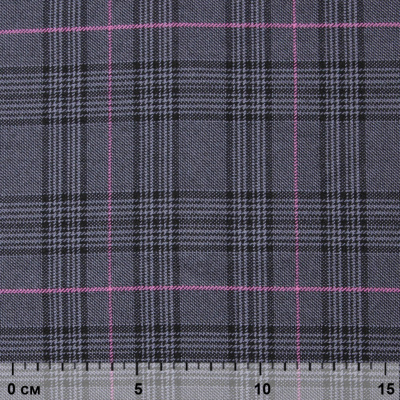 Ткань костюмная "Клер" 80% P, 16% R, 4% S, 200 г/м2, шир.150 см,#7 цв-серый/розовый - купить в Биробиджане. Цена 412.02 руб.