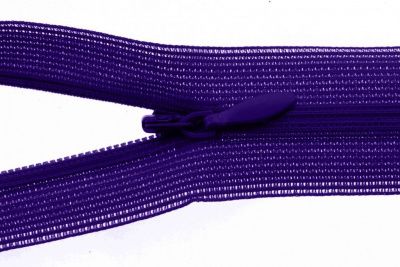 Молния потайная Т3 866, 50 см, капрон, цвет фиолетовый - купить в Биробиджане. Цена: 8.62 руб.