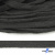 Шнур плетеный d-8 мм плоский, 70% хлопок 30% полиэстер, уп.85+/-1 м, цв.1026-серый - купить в Биробиджане. Цена: 735 руб.