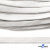 Шнур плетеный d-8 мм плоский, 70% хлопок 30% полиэстер, уп.85+/-1 м, цв.1018-белый - купить в Биробиджане. Цена: 735 руб.