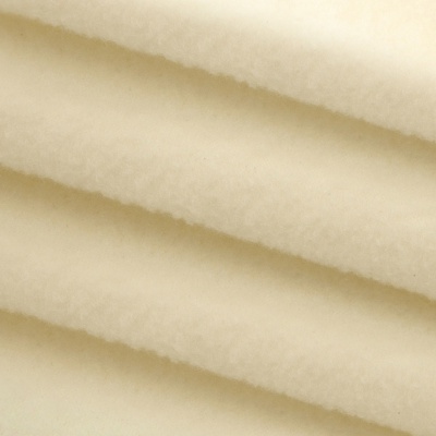 Флис окрашенный 11-0510, 250 гр/м2, шир.150 см, цвет молочный  - купить в Биробиджане. Цена 580.31 руб.