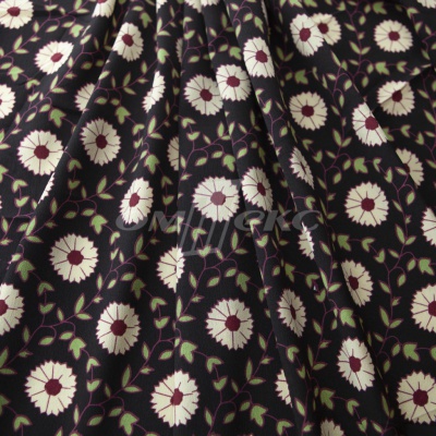 Плательная ткань "Фламенко" 10.1, 80 гр/м2, шир.150 см, принт растительный - купить в Биробиджане. Цена 241.49 руб.