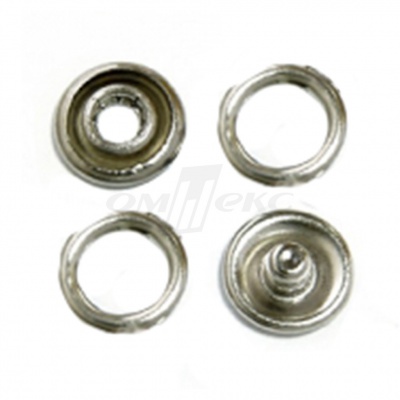 Кнопки рубашечные 10,5 мм никель New Star (кольцо) - купить в Биробиджане. Цена: 5.80 руб.