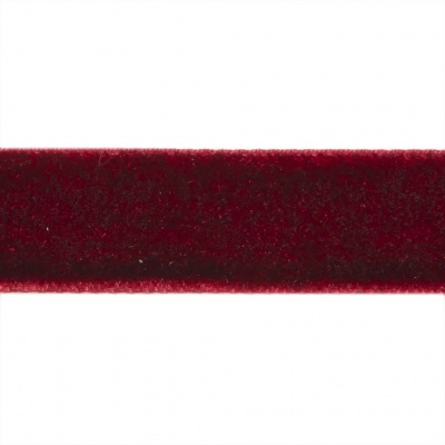 Лента бархатная нейлон, шир.12 мм, (упак. 45,7м), цв.240-бордо - купить в Биробиджане. Цена: 392 руб.